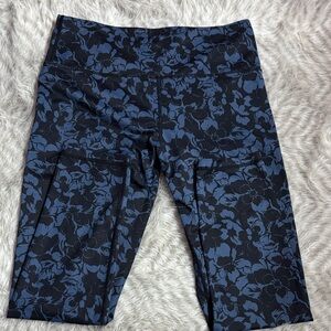 ZYIA blue floral leggings